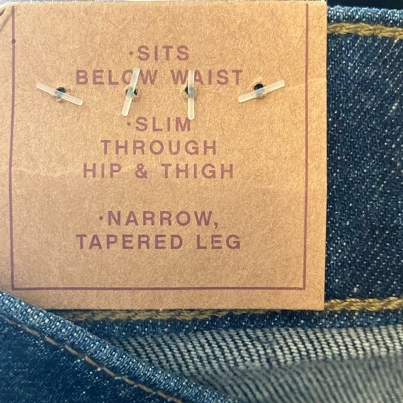 J. Crew: Blue Tapered Leg- Slim through hip & thigh- stretch jeans- 32x32 - Picture 4 of 16